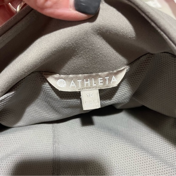 Athleta SoHo Skort Tan Gray Size 10 Athletic Golf Tennis Style 211382 - Picture 5 of 7